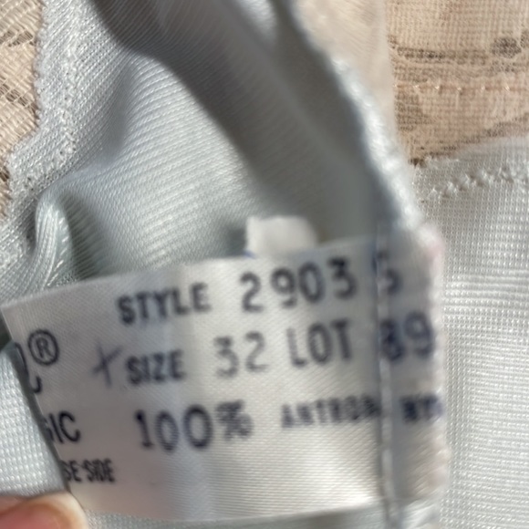 Vintage wonder maid full dress slip lace molded magic nylon green womens size 32 - Picture 13 of 13